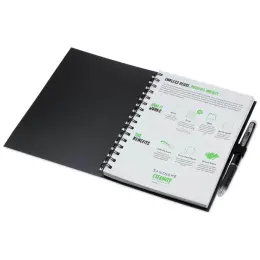 Santhome Eternity Reusable Notebook & Pen Set Black First Page